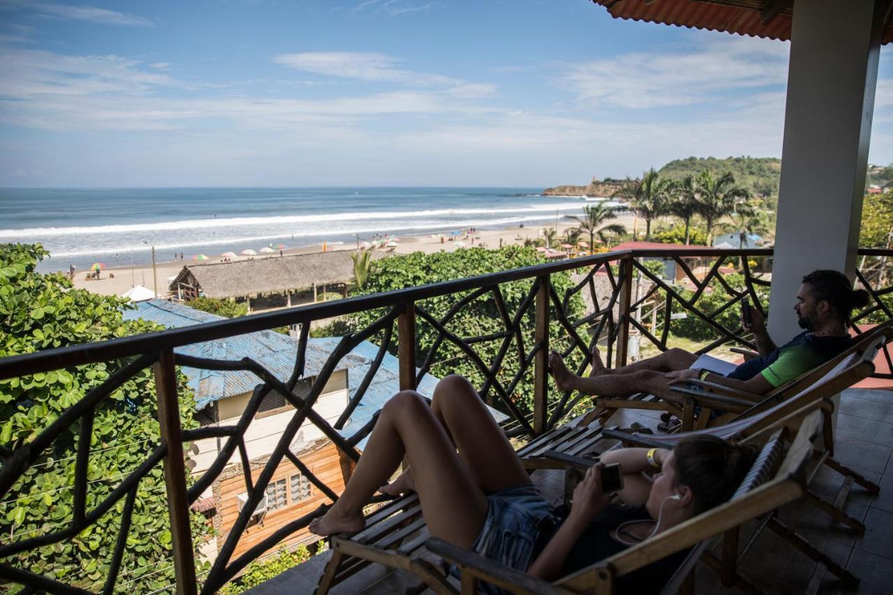 Esperanto Bed & Breakfast Surf Hostel Montanita Bagian luar foto